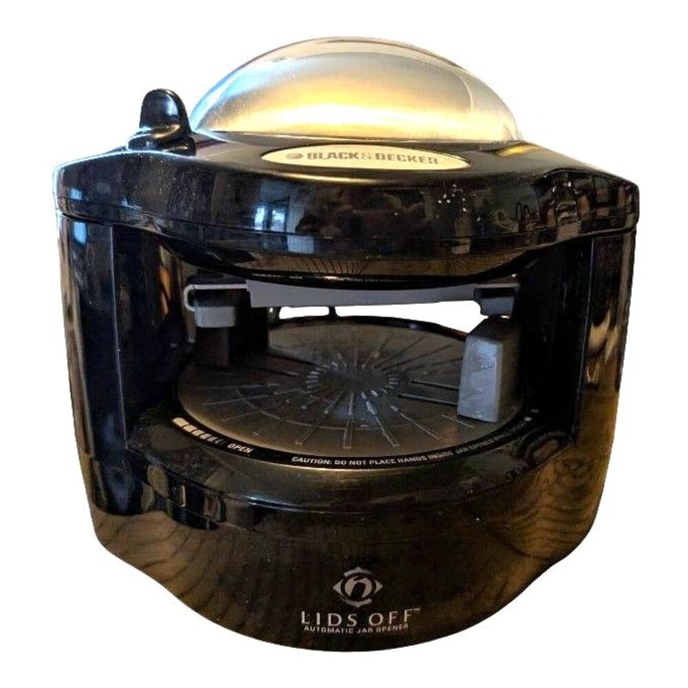 Black & Decker Lids Off Plus JW250 Automatic Jar Opener Electric Space SaverEUC